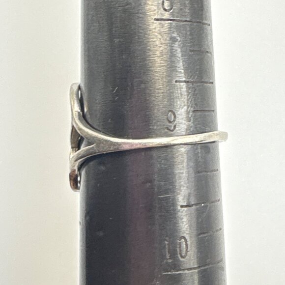 VTG Sterling Silver 925 Butterfly Filigree Design Statement RIng Size 9 - Picture 10 of 12